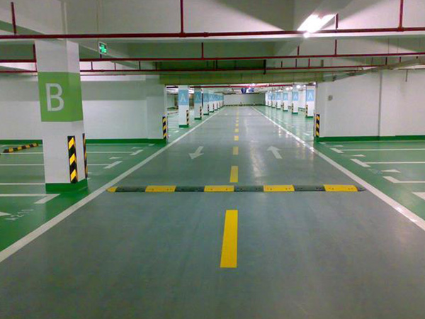 停车场车道环氧地坪