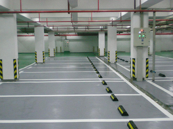 停车场车道环氧地坪