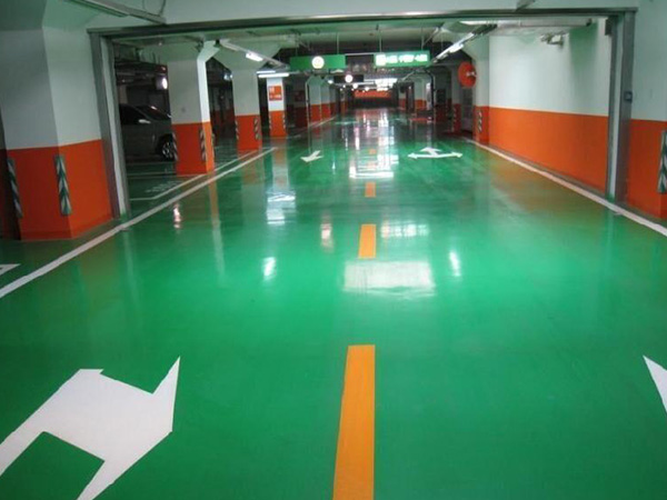 停车场车道环氧地坪