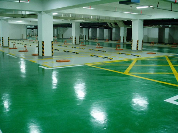 停车场车道环氧地坪